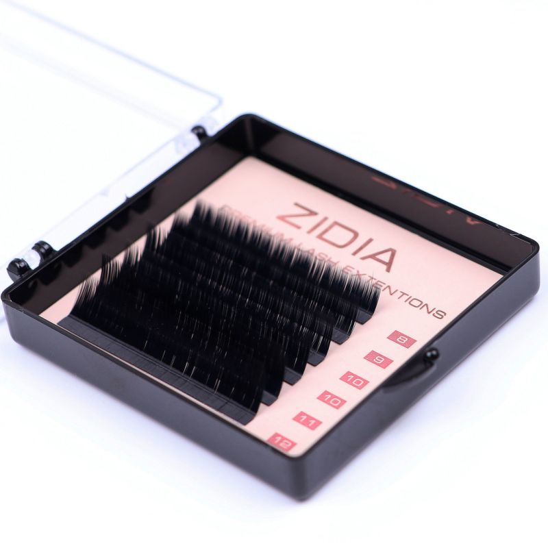 Zidia Premium Lash Extentions 6 лент - L0,07 х MINI MIX (8-12mm)
