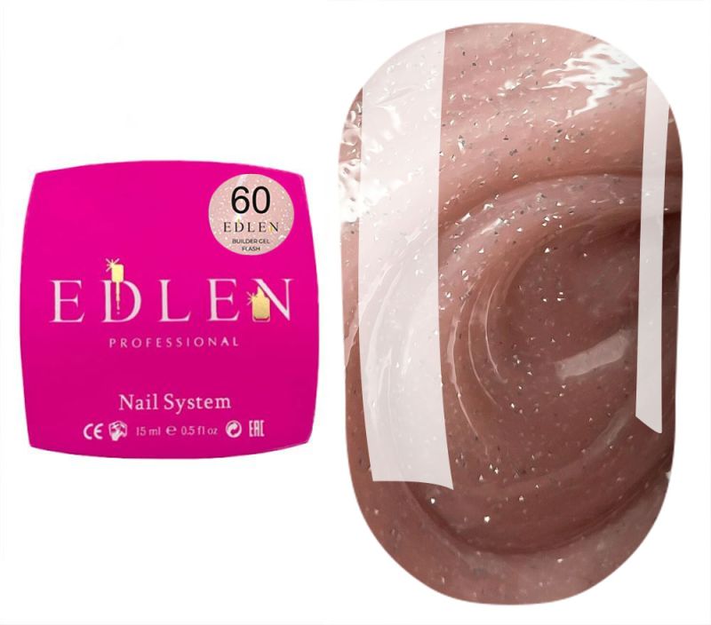 Edlen Гель для ногтей Builder gel Flash 60, 15 мл