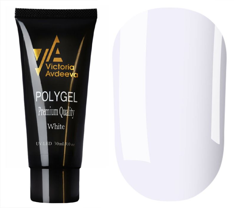 Victoria Avdeeva Гель для ногтей Polygel White, 30 мл