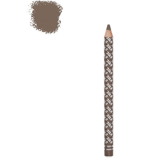 ZOLA Карандаш для бровей пудровый Powder Brow Pencil (Taupe Brown), 1,19 г