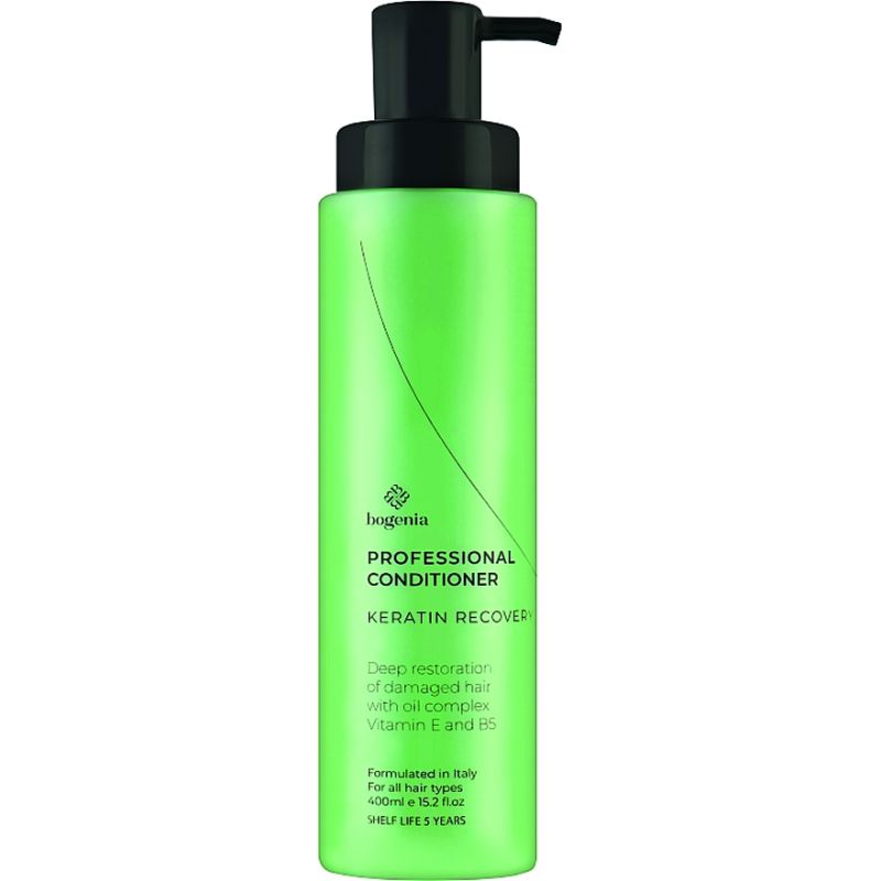 BOGENIA Hair conditioner "Keratin restoration", 400 ml