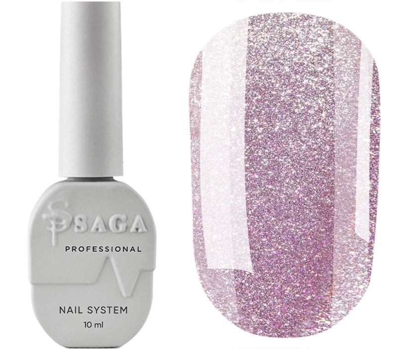 SAGA professional гель лак CAT SHINE 03 (светло-розовый), 9 мл