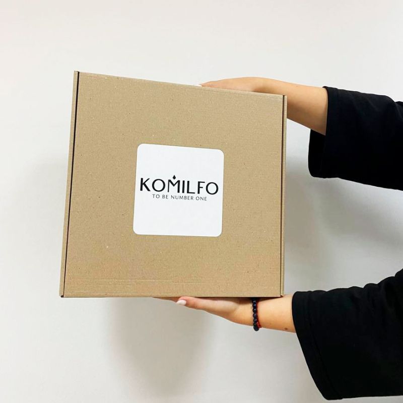 Komilfo Nail Extension Kit (with Sun1 48W Lamp, White and Komilfo No Wipe UV Top)