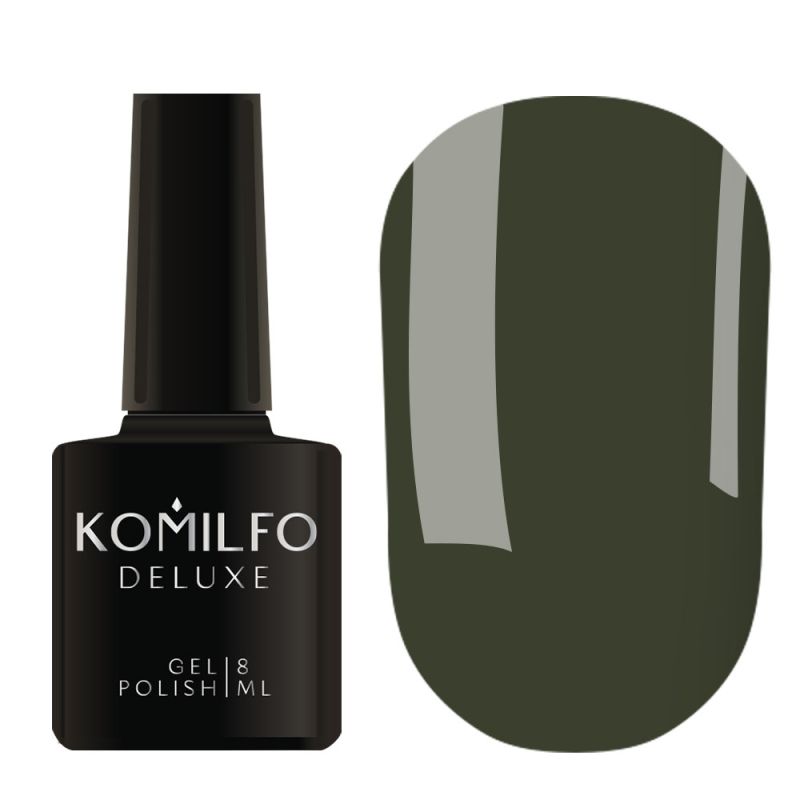 Gel varnish Komilfo DeLuxe Termo C003 (light brown, when heated - bright light green), 8 ml