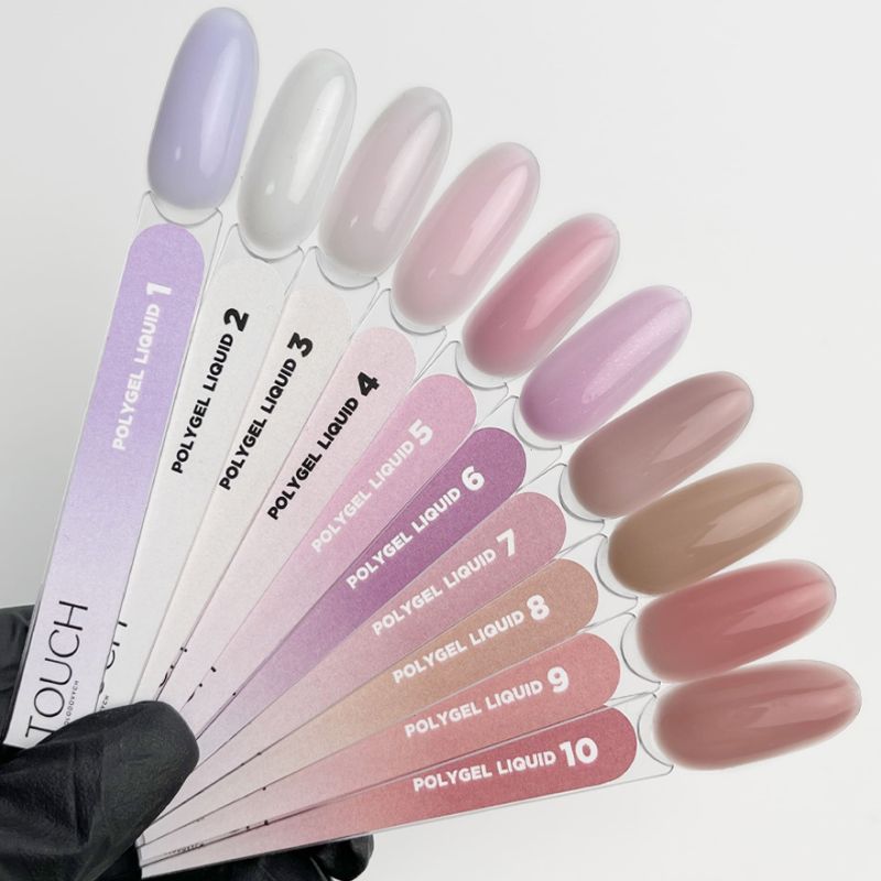 УЦІНКА до 11.2026 Touch Рідкий полігель Liquid polygel 001 (без пензлика), 15 мл