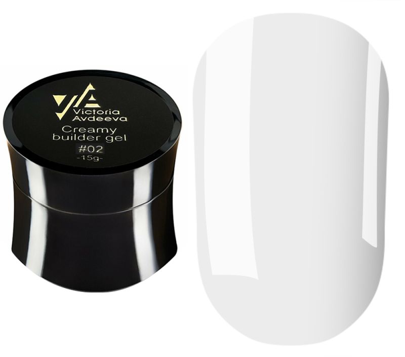 Victoria Avdeeva Гель для ногтей Creamy builder gel №02, 15 мл