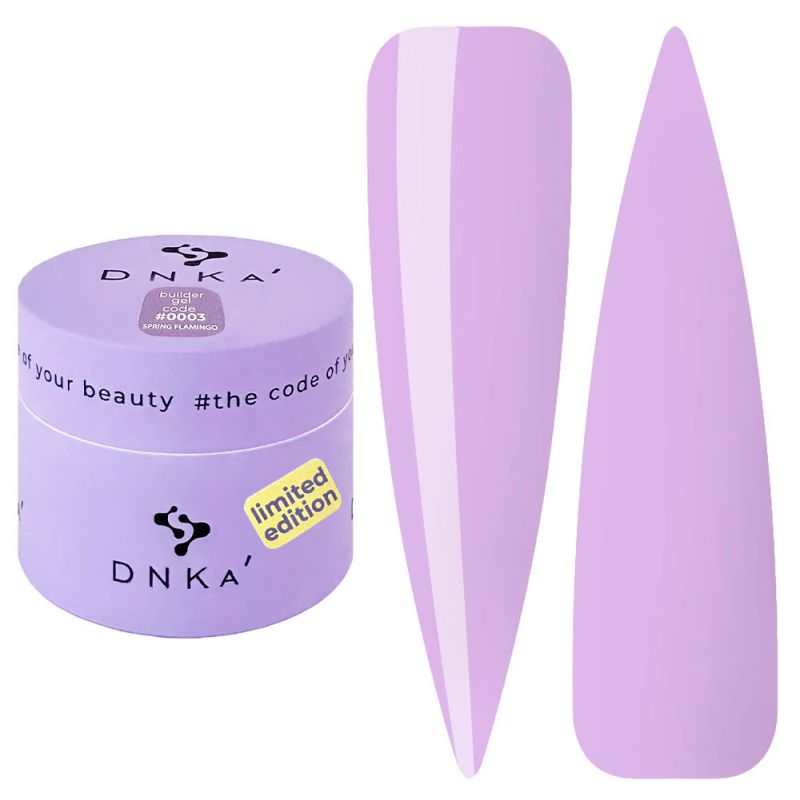 DNKa Гель для нігтів Builder Gel Spring Flamingo #0003, 15 мл