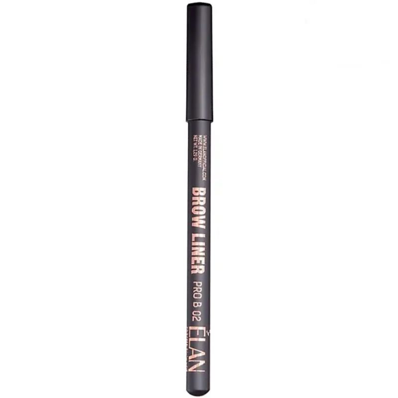 ELAN Карандаш пудровый для бровей «Brow Liner Pro» B 02 dark brown