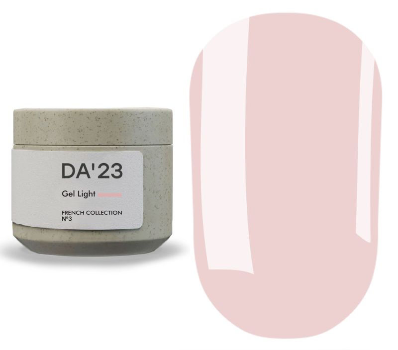 DA_23 Гель для нігтів Gel Light French collection №3, 15 мл