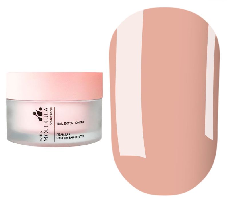 Molekula моделирующий гель Builder gel MOUSSE MB211 WARM BEIGE, 15 мл