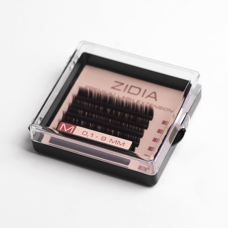 ZIDIA Premium Lash Extensions 6 tapes - M0.1 x 9 mm