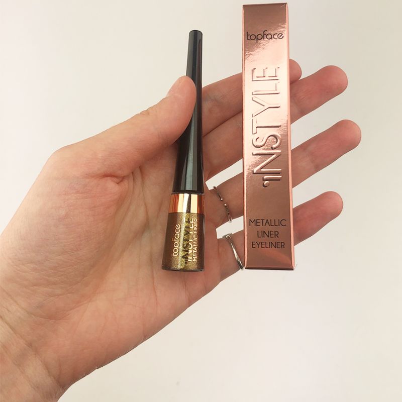 TopFace Підводка "Instyle - Metallic Eyeliner" - 07 - Золота, 3,5 мл