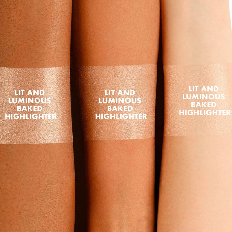 Iconic London хайлайтер Lit & Luminous Baked Highlighter, Universal, 16 г