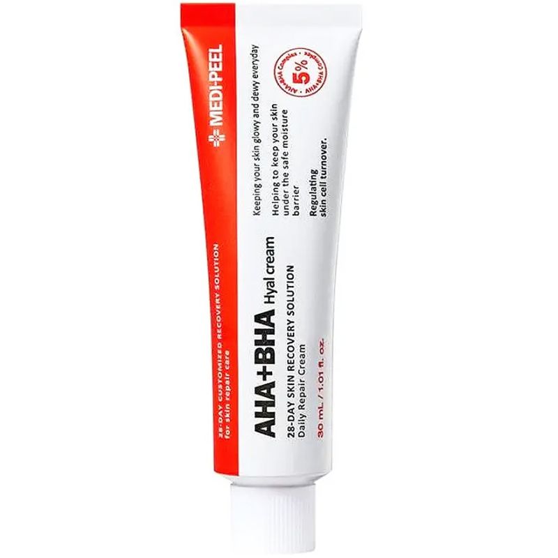 MEDI-PEEL AHA BHA 28 Days Hyal Cream - face cream with acids, 30 ml