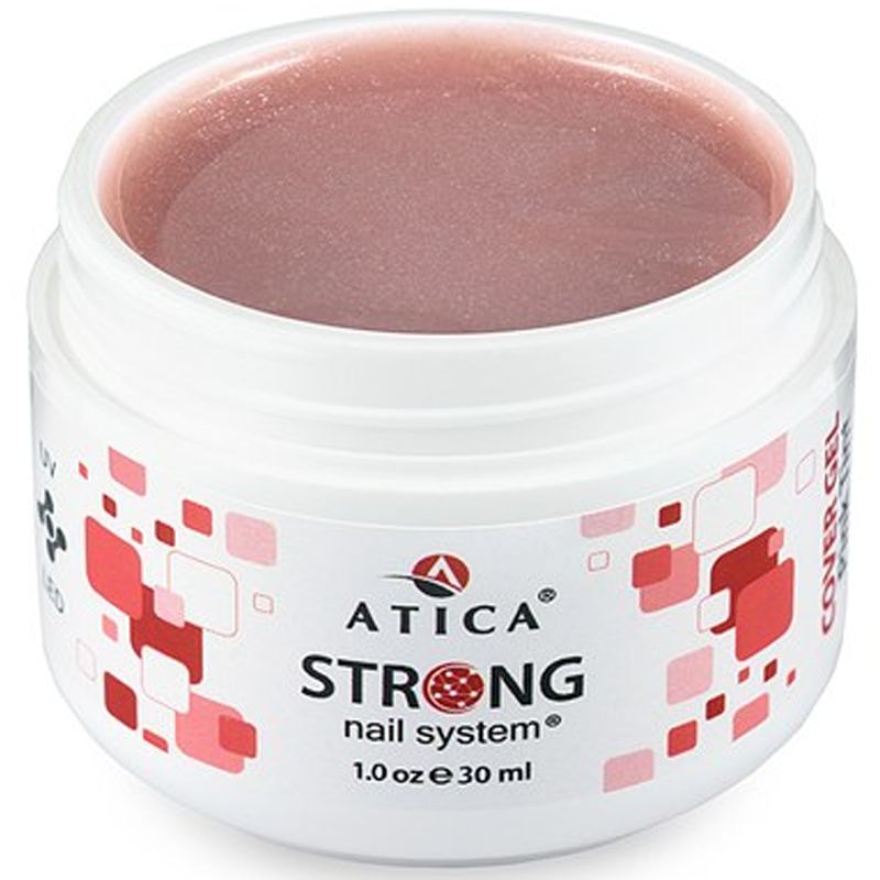 Atica Гель Strong Gel Pink Tint (з шимером), 30 мл
