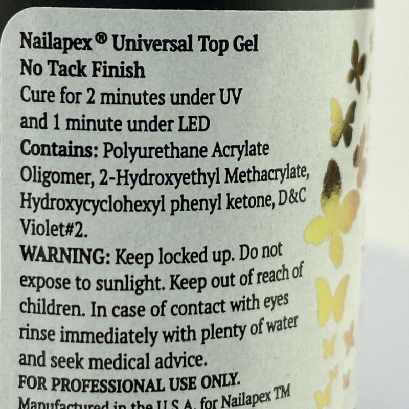 NailApex Top Pink Snake rye top, 15 ml