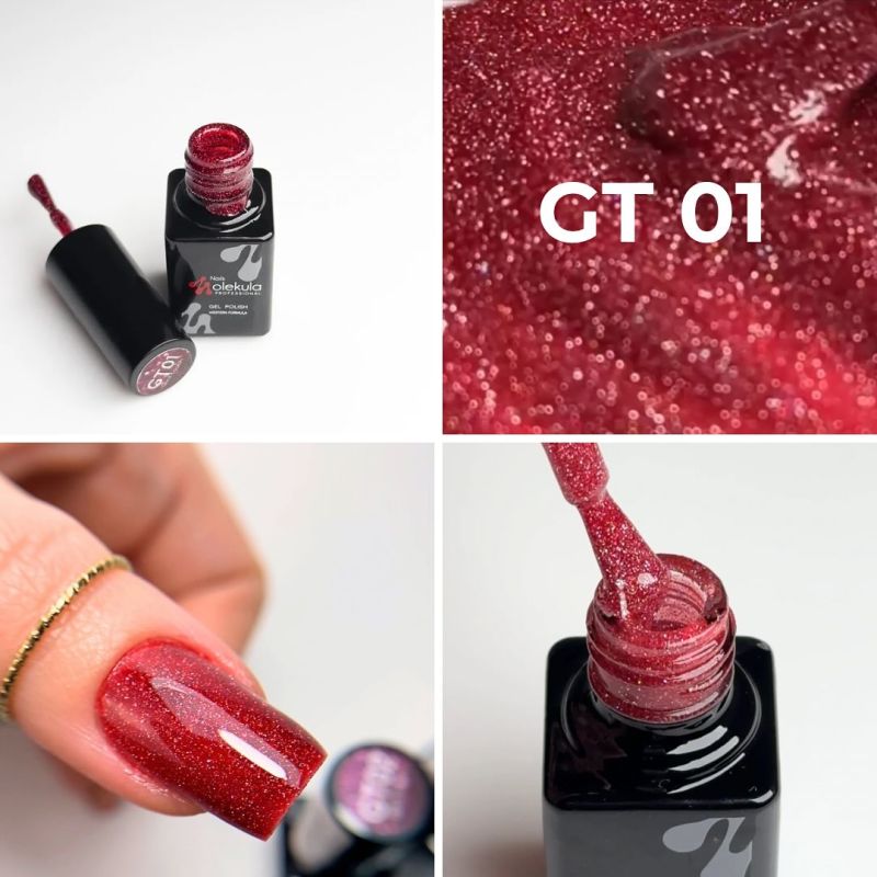 Molekula Гель-лак для нігтів GLINT TOUCH №GT01, 6 мл