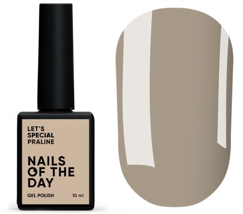 Nails Of The Day Gel polish Let's special Praline, 10 ml