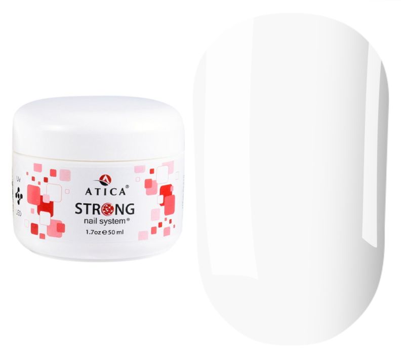 Atica Гель Strong Gel Extra White (ультра білий), 30 мл