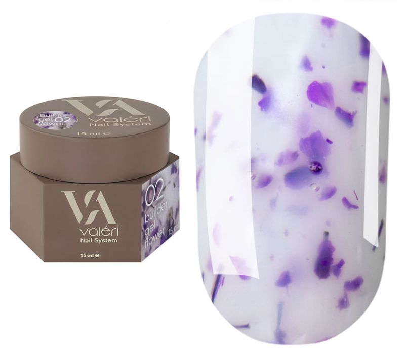 Valeri Гель для нігтів Flower Gel 02, 15 мл