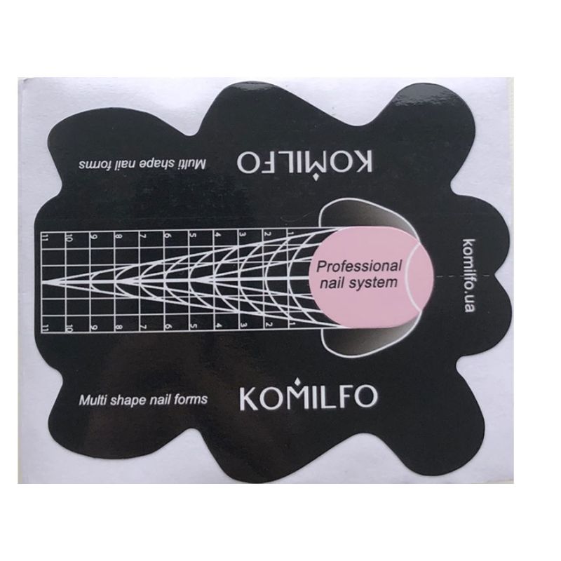 Komilfo Nail Extension Kit (with Sun1 48W Lamp, White and Komilfo No Wipe UV Top)