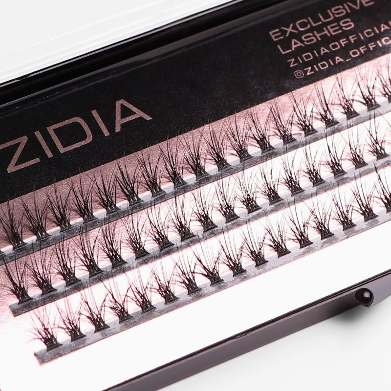 ZIDIA Cluster lashes 20D Flame Series C 0.10 (3 bands, size 9mm)