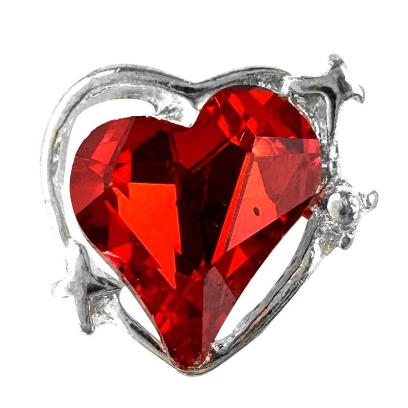 Декор для нігтів Heart, 1,2 x 1,2 см