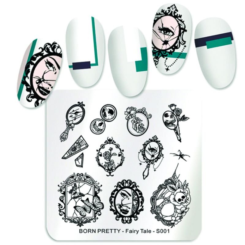 Born Pretty Stamping Plate Fairy Tale S001