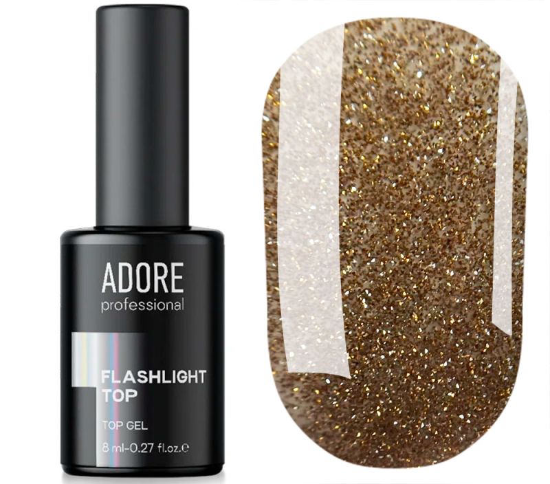 ADORE Топ для нігтів "Flashlight Top" №02, 8 мл