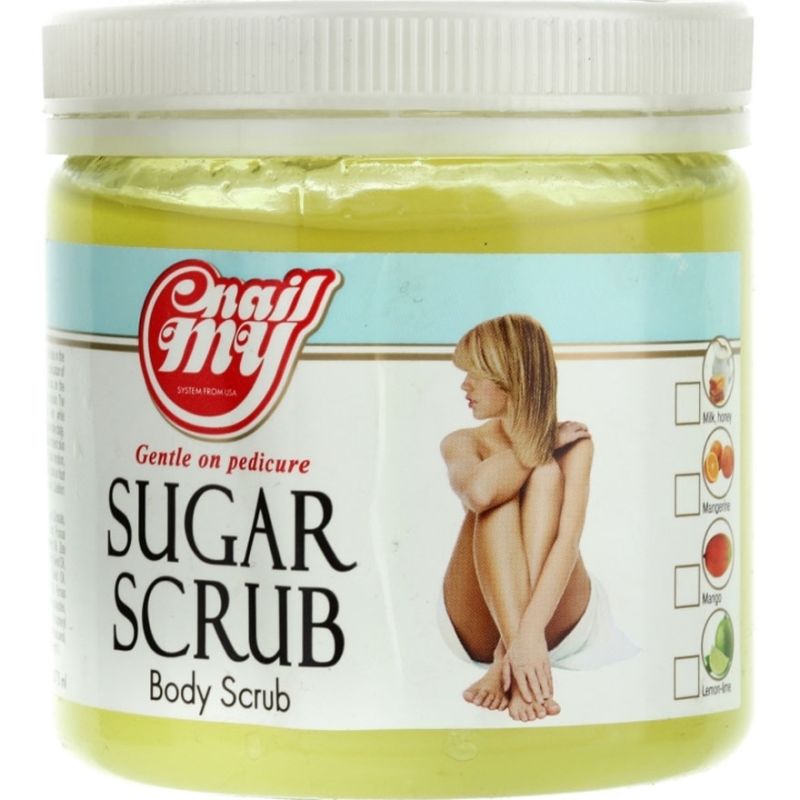 My Nail sugar foot scrub (melon with cucumber), 473 ml