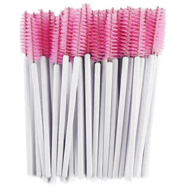 Hair brush, nylon, red with black base, 1 pc.