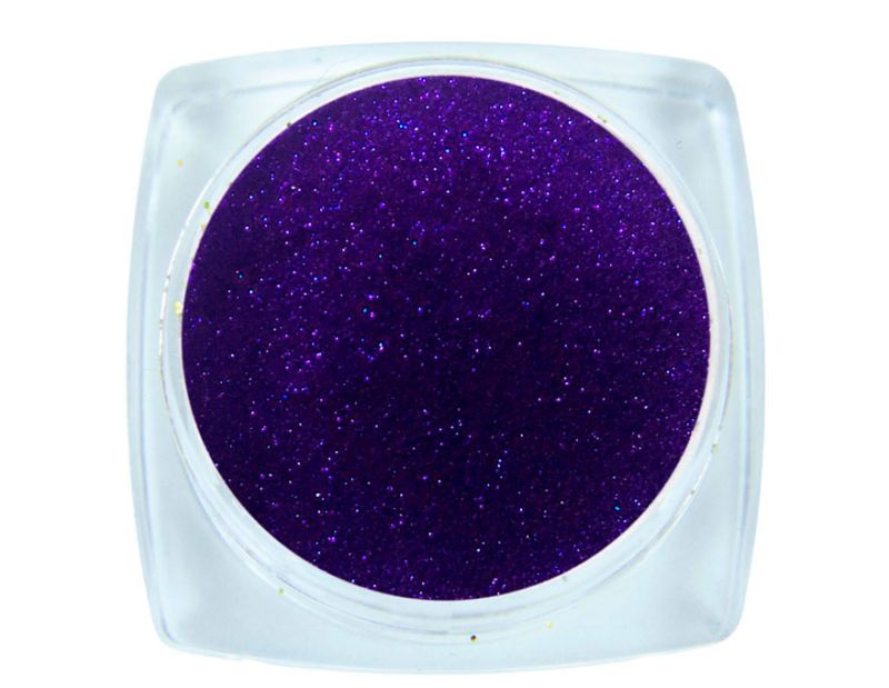 Komilfo spangles 051, size 0.08 mm, (blue-violet), E 2.5 g