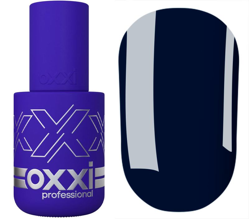 OXXI Gel nail polish No. 270 (emerald blue, enamel), 10 ml