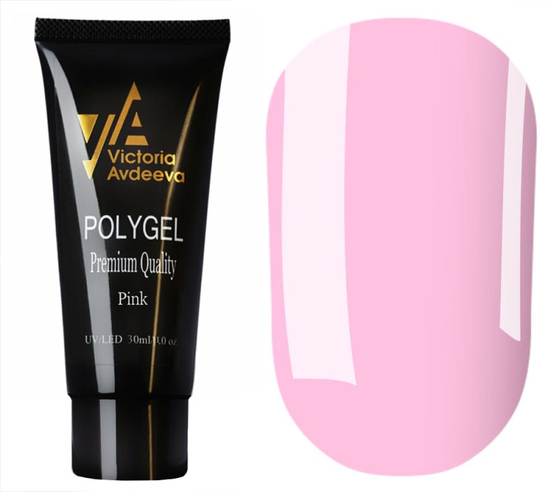 Victoria Avdeeva Гель для ногтей Polygel Pink, 30 мл