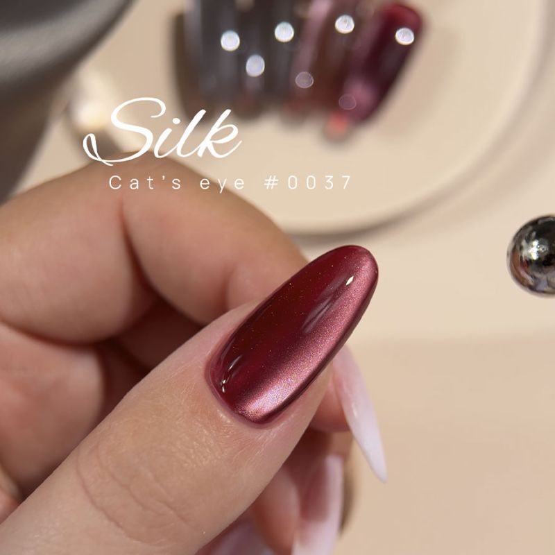 DNKa гель-лаки COLOR GEL POLISH CAT`S EYE SILK 0037, 12 мл