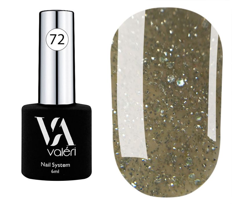 Valeri Nail base French Base 008 (light pink-beige, enamel), 6 ml