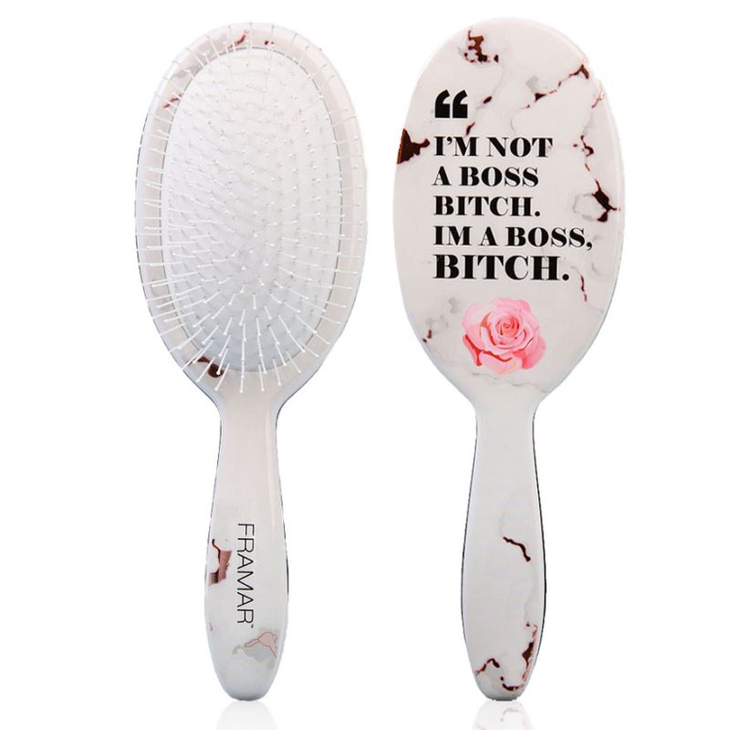 Framar Detangle Brush Who's the Boss Hair Brush?