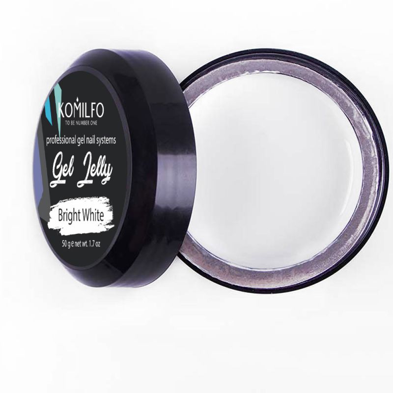 Komilfo Gel Jelly Bright White, 50 g