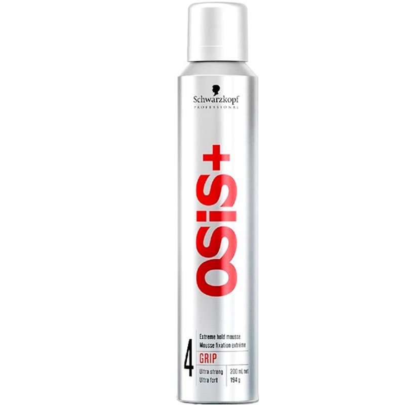 Schwarzkopf OSIS + 4 Grip - Extra strong hold volumizing mousse, 200 ml
