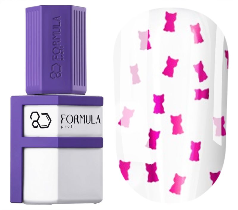 Formula Profi Топ для нігтів Top Toy Pinky Cats, 12 мл