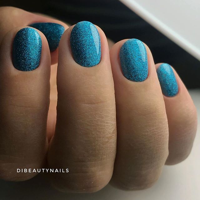 FOX gel varnish No. 169 (turquoise, glitter), 7 ml