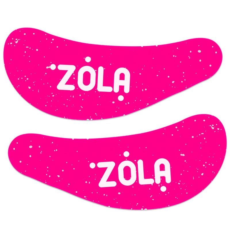 ZOLA Reusable Silicone Eye Patches - raspberry, 1 pair