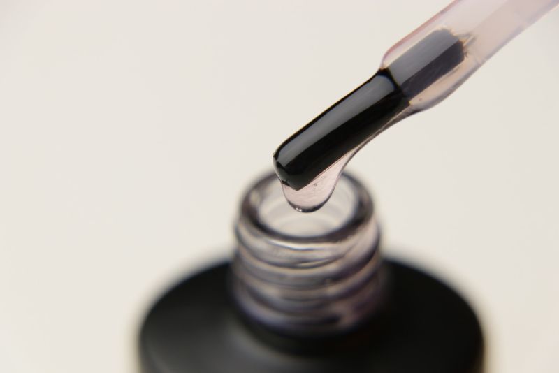 Couture Color Fiber Base Clear - nylon fiber gel polish base, transparent, 9 ml