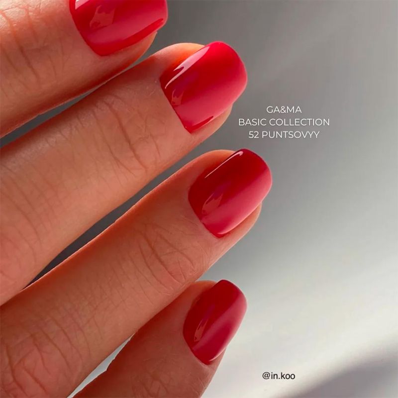 GA&MA Gel polish Basic collection 052 puntsovyy, 10 ml