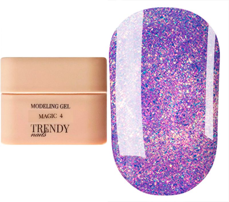 Trendy nails Гель для ногтей Modeling Gel Magic 04, 30 мл