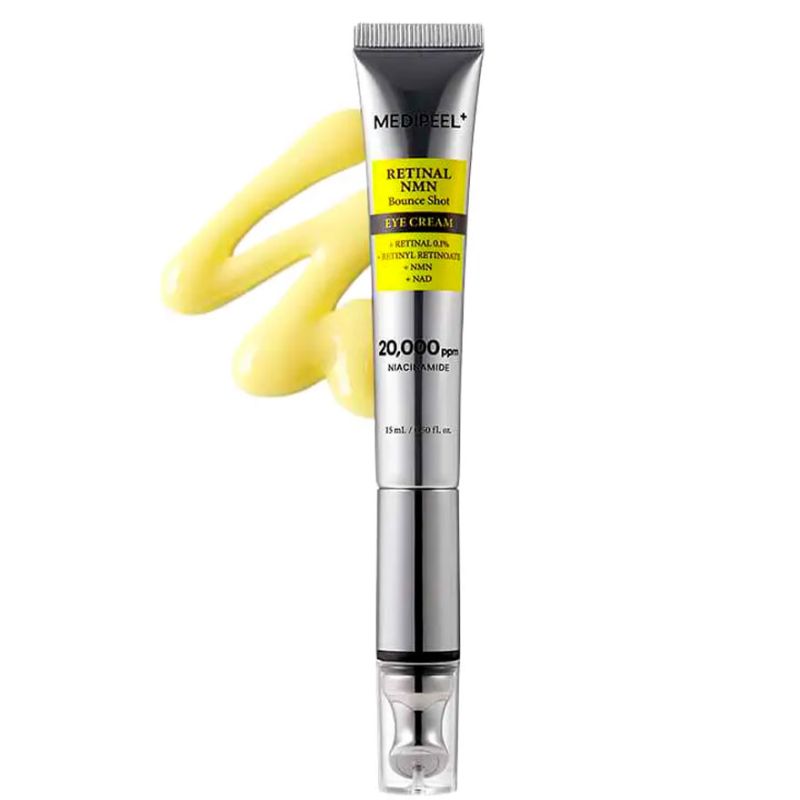 MEDI-PEEL Крем для кожи вокруг глаз омолаживающий с вибро-насадкой Retinal NMN Bounce Shot Eye Cream, 15 мл