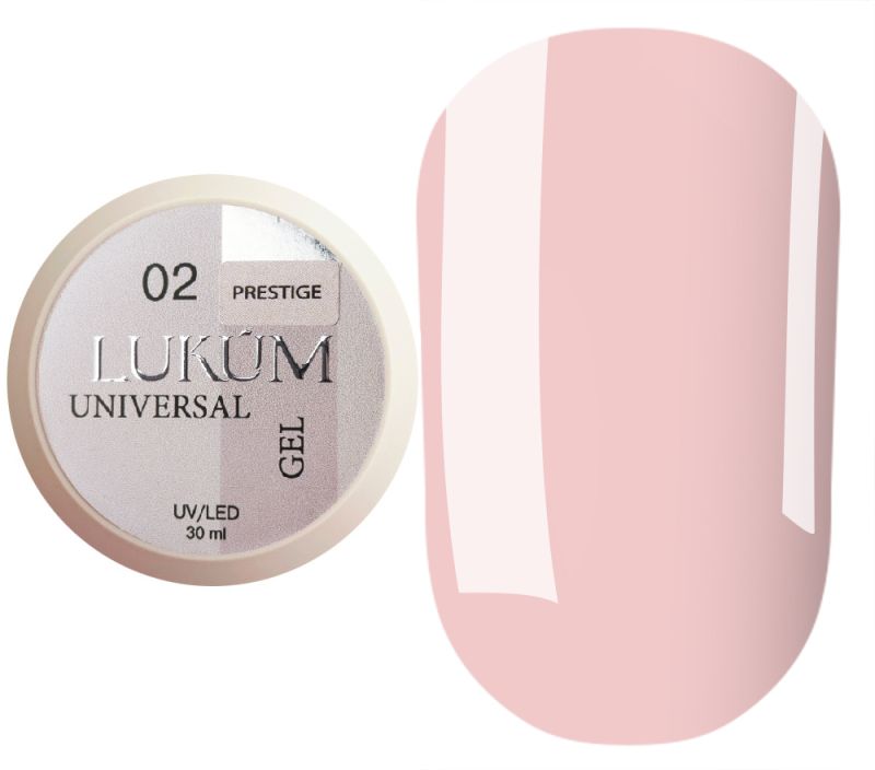 Lukum Гель для ногтей Universal Gel №02, 30 мл