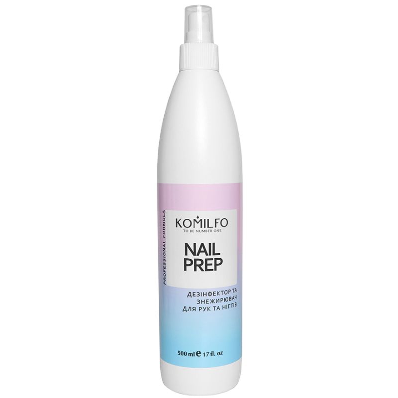 Komilfo Nail Prep - disinfectant and degreaser for nails, 500 ml