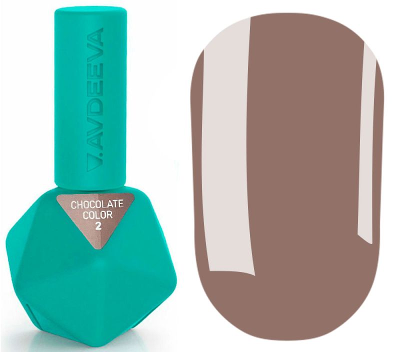 Victoria Avdeeva Гель-лак для нігтів Chocolate Color 02 (шоколад мокко), 12 мл