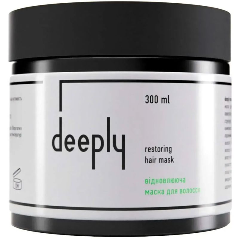 Deeply Маска відновлююча для волосся restoring hair mask, 300 мл